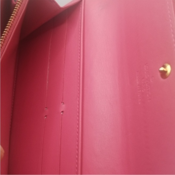 Louis Vuitton Pink Sarah Vernis Leather Wallet - Picture 5 of 12
